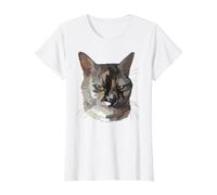 Chat Amusant Miaou Kitty Meowdy Lady Chaton Maman Papa Amoureux des Chats T-Shirt Graphique avec Valeur