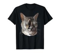Chat Amusant Miaou Kitty Meowdy Lady Chaton Maman Papa Amoureux des Chats T-Shirt Graphique avec Valeur