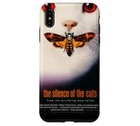 Chat Amusant Midnight Meow Moths Silence of The Cats Coque pour iPhone XS Max