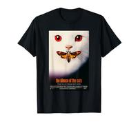 Chat Amusant Midnight Meow Moths Silence of The Cats T-Shirt