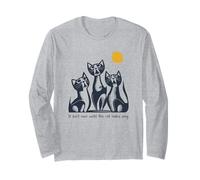 Chat Amusant Pun It Ain't Over Until The Cat Ladies Sing Manche Longue