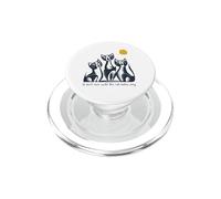 Chat Amusant Pun It Ain't Over Until The Cat Ladies Sing PopSockets PopGrip pour MagSafe