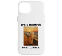 Chat Amusant Qui miaule C'est 5 Minutes passées du dîner bouleversé Kitty Coque pour iPhone 14 Plus