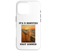 Chat Amusant Qui miaule C'est 5 Minutes passées du dîner bouleversé Kitty Coque pour iPhone 16 Pro