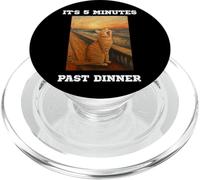 Chat amusant qui miaule c'est 5 minutes passées du dîner bouleversé Kitty PopSockets PopGrip pour MagSafe