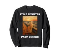 Chat amusant qui miaule c'est 5 minutes passées du dîner bouleversé Kitty Sweatshirt