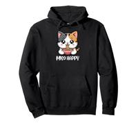 Chat Amusant Ramen Miso Happy Kawaii Anime Cat Sweat à Capuche