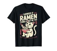 Chat Amusant Ramen « Ramen Pense à Moi Aussi » T-Shirt