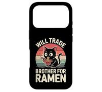Chat Amusant Ramen Trade Brother for Ramen Kawaii Anime Cat Coque pour iPhone 17 Pro