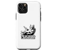 Chat Amusant The Cat Decides I Just Pay Rent Coque pour iPhone 11 Pro
