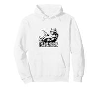 Chat Amusant The Cat Decides I Just Pay Rent Sweat à Capuche