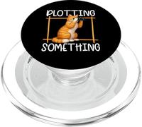 Chat Amusant traçant Quelque Chose de Mignon comportement de Chat propriétaire de Chat PopSockets PopGrip pour MagSafe