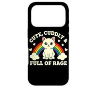 Chat Arc-en-Ciel Mignon et Plein de Rage Coque pour iPhone 17 Pro