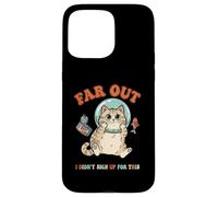 Chat Astronaute drôle dans Un Aquarium Gone Far and Out Coque pour iPhone 15 Pro Max