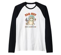 Chat Astronaute drôle dans Un Aquarium Gone Far and Out Manche Raglan