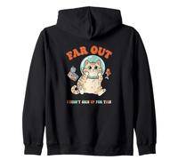 Chat Astronaute drôle dans Un Aquarium Gone Far and Out Sweat à Capuche