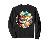 Chat au lac de Côme Sweatshirt