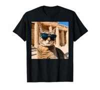 Chat au Leptis Magna en Libye T-Shirt