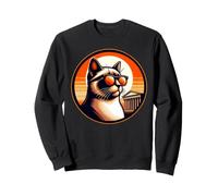 Chat au Parthénon à Athènes Sweatshirt