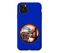 Chat au Parthénon avec Un Drapeau Grec Coque pour iPhone 11 Pro Max