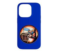 Chat au Parthénon avec Un Drapeau Grec Coque pour iPhone 14 Pro