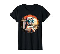 Chat au Parthénon T-Shirt Graphique avec Valeur