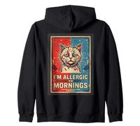 Chat auquel Je suis Allergique Le Matin Sweat à Capuche