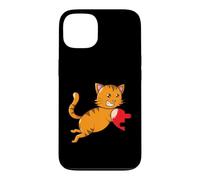 Chat avec Demi-cœur Partnerlook Coque pour iPhone 13