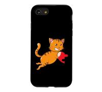 Chat avec Demi-cœur Partnerlook Coque pour iPhone SE (2020) / 7/8