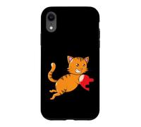Chat avec Demi-cœur Partnerlook Coque pour iPhone XR