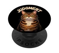 Chat avec Jugement PopSockets PopGrip Adhésif