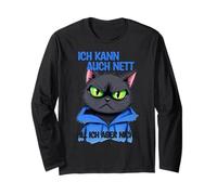 Chat avec une pression oculaire grincheuse - ich kann auch nett 1 Manche Longue