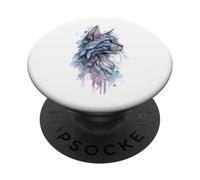 Chat avec Vue en Cristal PopSockets PopGrip Adhésif