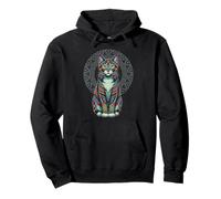 Chat aztèque Maya Mexicain Antique méso-américain Art mythologie Sweat à Capuche