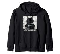Chat Bad Police Dept Catnip Funny Kitten Men Women Kids Sweat à Capuche