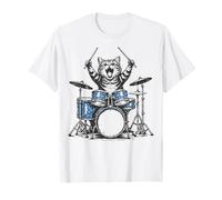 Chat Batteur T-Shirt