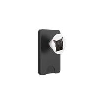 Chat Black Meme Dissociated Funny Internet Gift PopSockets PopWallet pour MagSafe