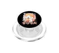 Chat Boba Tea Kawaii Bubble Tea Cat Anime Neko Calico Cat PopSockets PopGrip pour MagSafe
