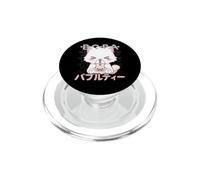 Chat Boba Tea Kawaii Bubble Tea Cat Anime Neko Calico Cat PopSockets PopGrip pour MagSafe