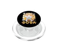 Chat Boba Tea Kawaii Bubble Tea Cat Anime Neko Calico Cat PopSockets PopGrip pour MagSafe