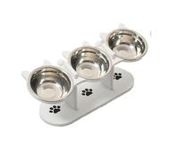 Chat Bols Plat Élevé Bols De Nourriture pour Animaux De Compagnie pour La Nourriture Et l'eau Chaton Chats D'intérieur Chats Bol avec Support Chat Table À Manger Plat