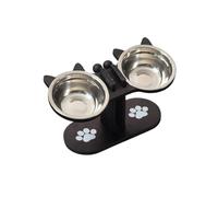 Chat Bols Plat Élevé Bols De Nourriture pour Animaux De Compagnie pour La Nourriture Et l'eau Chaton Chats D'intérieur Chats Bol avec Support Chat Table À Manger Plat