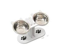 Chat Bols Plat Élevé Bols De Nourriture pour Animaux De Compagnie pour La Nourriture Et l'eau Chaton Chats D'intérieur Chats Bol avec Support Chat Table À Manger Plat