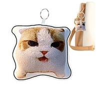Chat | Breloque chat avec son | Adorable pendentif pour petite amie, petit ami, femme, fille, homme, adolescent, Refer to description, Tissu, Unisexe