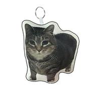 Chat | Breloque chat avec son | Adorable pendentif pour petite amie, petit ami, femme, fille, homme, adolescent, Refer to description, Tissu, Unisexe