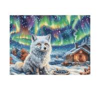 Chat British Shorthair Mignon enneigé 1000 Pieces Casse tête Adulte en Carton Haute Qualité Créatures célestes splendides Très Difficile Haute Difficulté Anti Stress Décoration Murale Cadeau Fête des