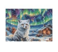 Chat British Shorthair Mignon enneigé 300 Pieces Casse tête Créatif en Carton Épais Rigide Créatures célestes splendides Difficulté Moyenne Activité Manuelle Loisir Créatif Cadeau Noël Qualité Premiu