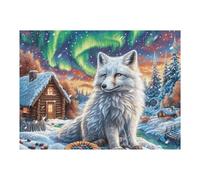 Chat British Shorthair Mignon enneigé 500 Pièces Puzzle Amateur d'art en Carton Anti Déchirure Haute Qualité Animal Animal de Compagnie Poupée Difficile Niveau Expert Décoration Murale Idée Cadeau an