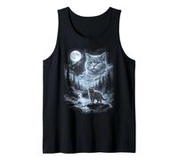 Chat British Shorthair rétro Moon des années 90 Bootleg Meme Cats Débardeur