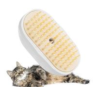 Chat Brusher à vapeur, spritz defur peigne pour les chats,Pinceau de chat tortifitonnel torride - Peigne à perte de chats, accessoires de massage de nettoyage pour animaux de compagnie pour les cheveu